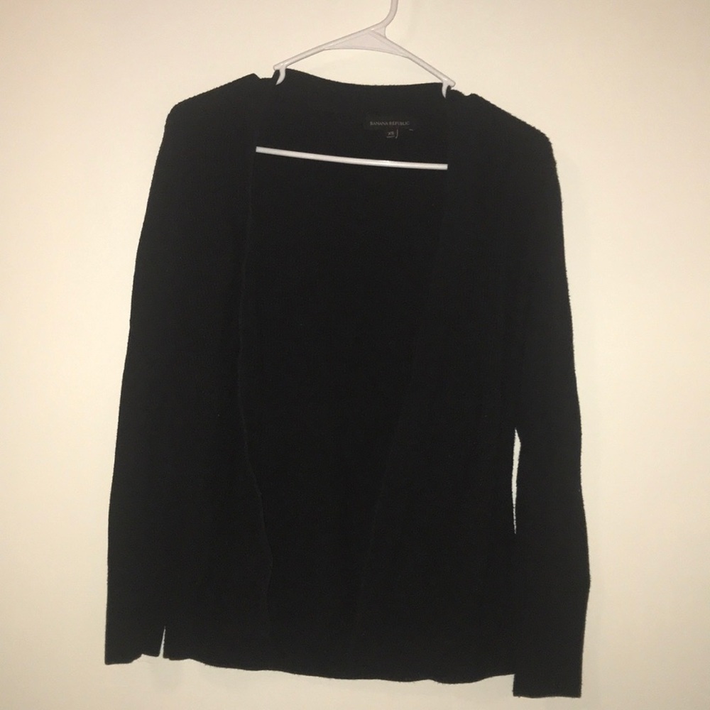 Black cardigan